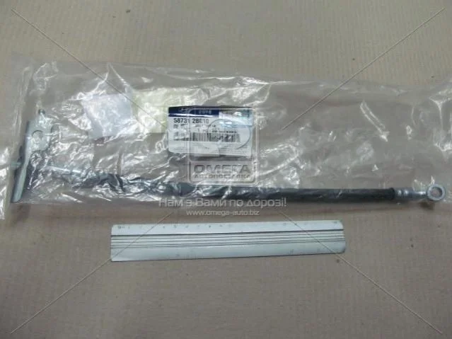 <strong>Шланг гальмівний передній лі Hyundai/Kia/Mobis 58731-2B010 (фото 1)</strong>