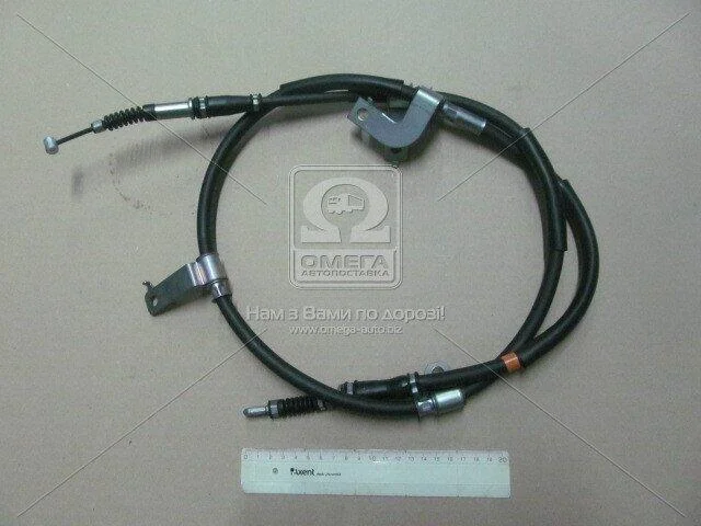 <strong>Трос гальмового гальма лівий Hyundai Santa Fe 06- (вир-во Mobis) Hyundai/Kia/Mobis 597602B500DS (фото 1)</strong>