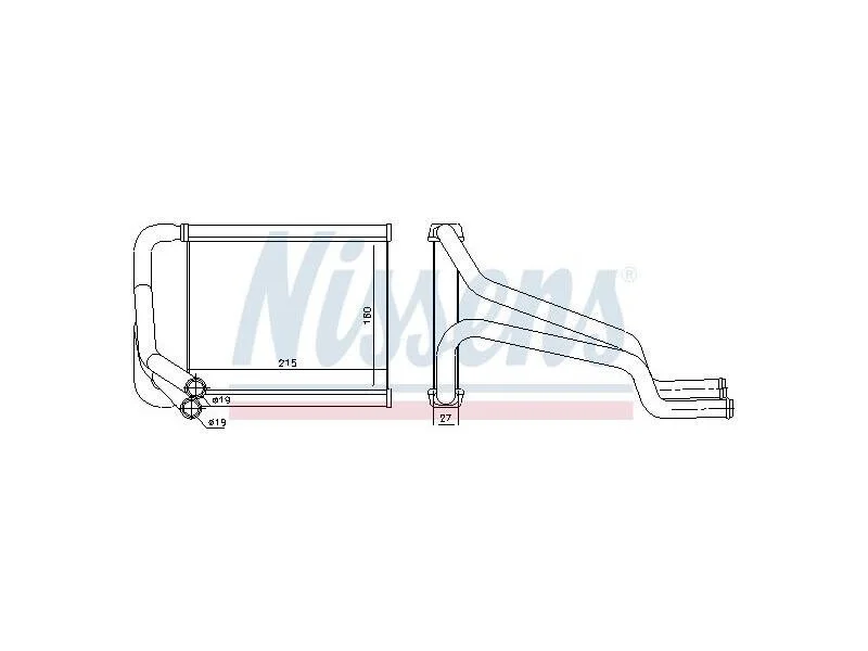<strong>Радіатор опалювача салону Hyundai/Kia/Mobis 97138A5000 (фото 1)</strong>