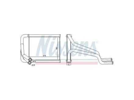 Радіатор опалювача салону для Hyundai/Kia/Mobis 97138A5000 фото товару