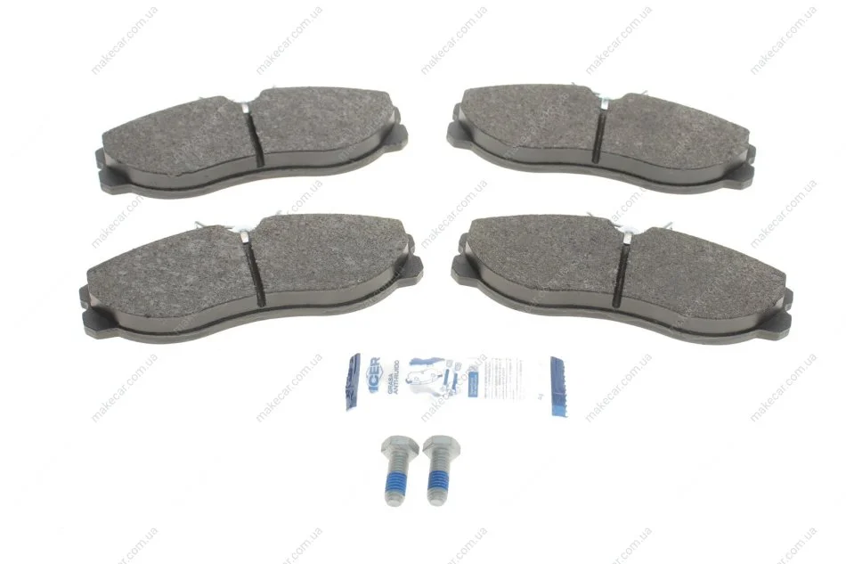 <strong>Комплект гальмівних колодок (дискових) ICER 140933-700 (фото 1)</strong>