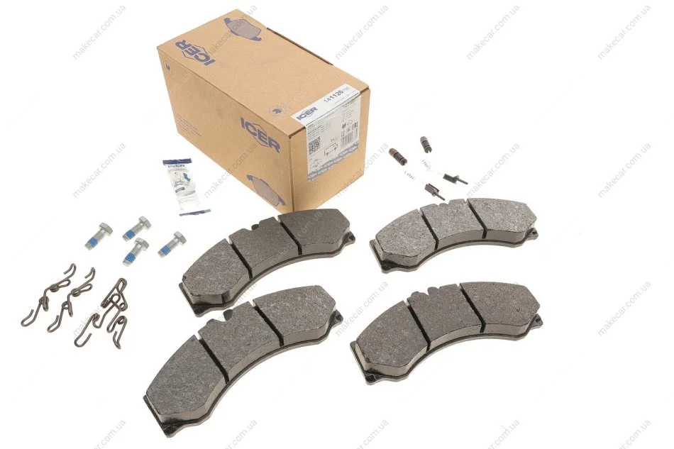 <strong>Комплект гальмівних колодок (дискових) ICER 141126-700 (фото 1)</strong>