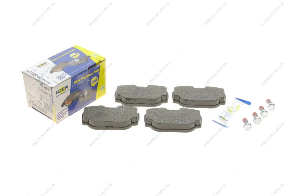 <strong>Комплект гальмівних колодок (дискових) ICER 141146-700 (фото 1)</strong>
