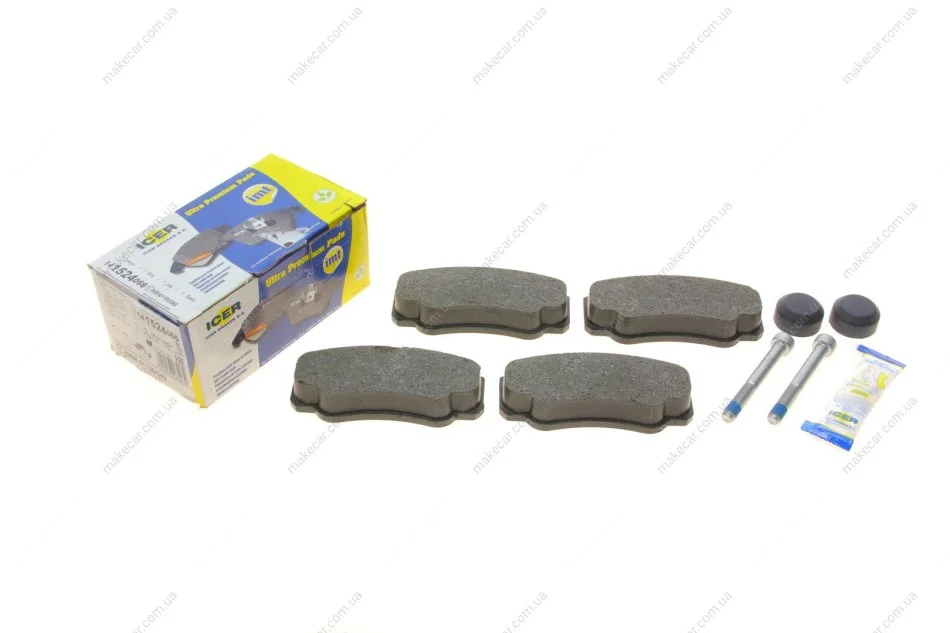 <strong>Комплект гальмівних колодок (дискових) ICER 141524-066 (фото 1)</strong>