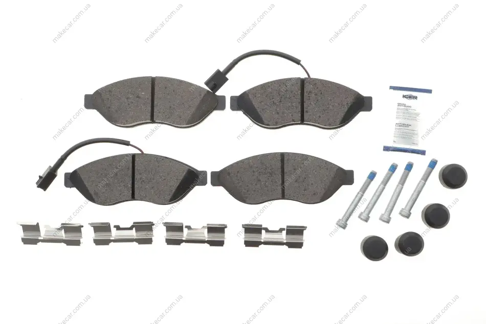 <strong>Комплект гальмівних колодок (дискових) ICER 141803-203 (фото 1)</strong>