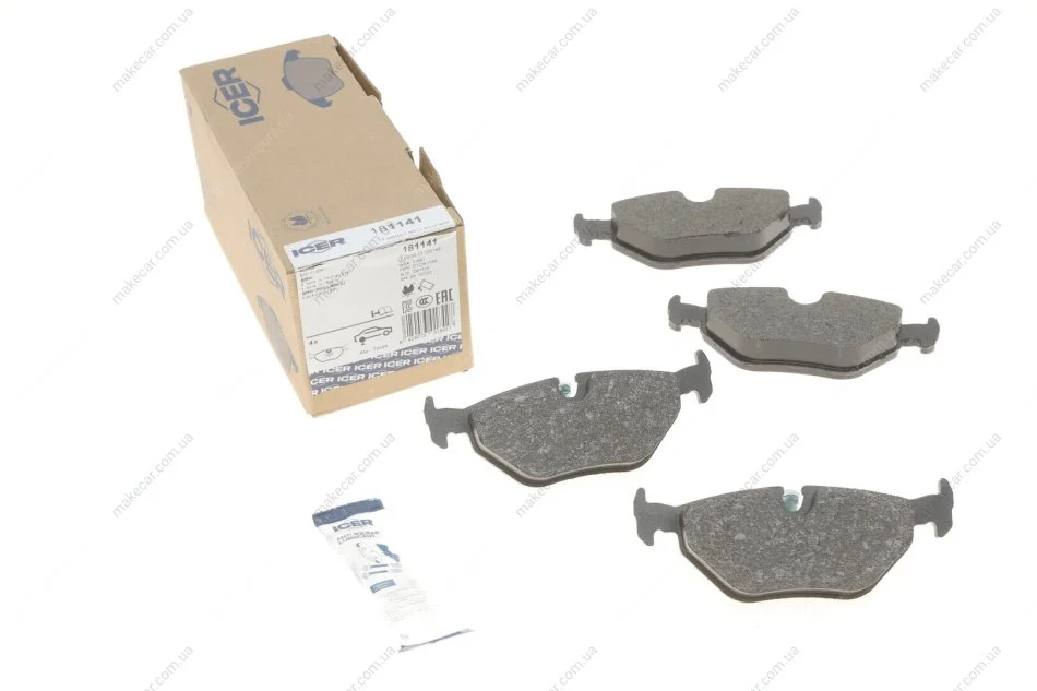 <strong>Комплект гальмівних колодок (дискових) ICER 181141 (фото 1)</strong>