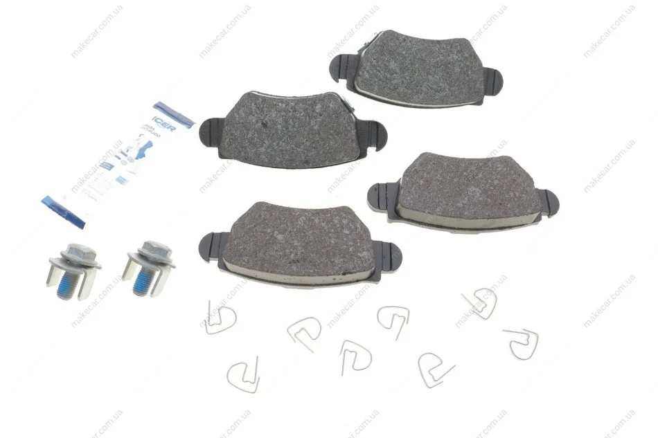 <strong>Комплект гальмівних колодок (дискових) ICER 181363-702 (фото 1)</strong>