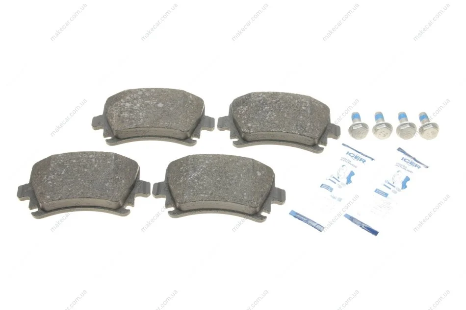 <strong>Комплект гальмівних колодок (дискових) ICER 181600-703 (фото 1)</strong>