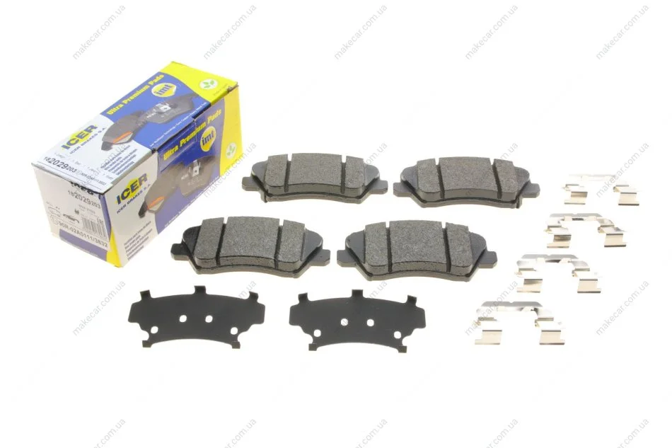 <strong>Комплект гальмівних колодок (дискових) ICER 182029-203 (фото 1)</strong>