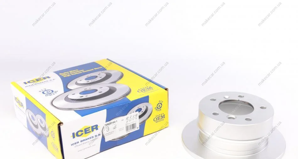 <strong>Диск гальмівний ICER 78BD0184-1 (фото 1)</strong>