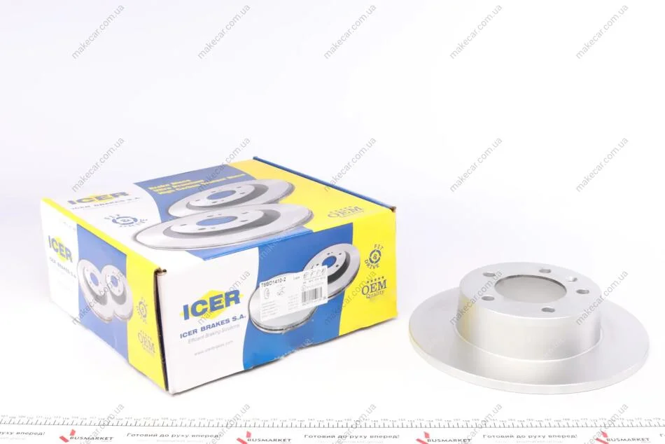<strong>Диск гальмівний ICER 78BD1410-2 (фото 1)</strong>
