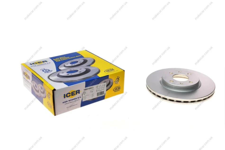 <strong>Диск гальмівний ICER 78BD1650-2 (фото 1)</strong>