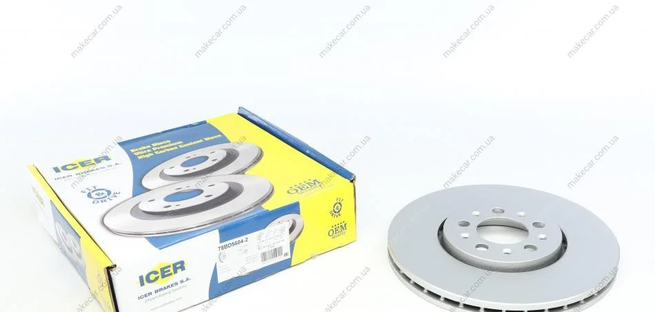 <strong>Диск гальмівний ICER 78BD5604-2 (фото 1)</strong>