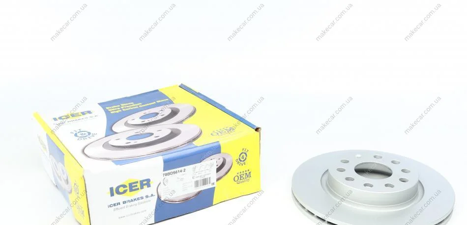 <strong>Диск гальмівний ICER 78BD5614-2 (фото 1)</strong>