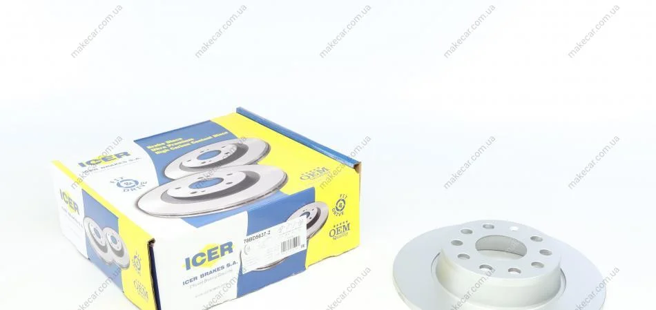 <strong>Диск гальмівний ICER 78BD5637-2 (фото 1)</strong>