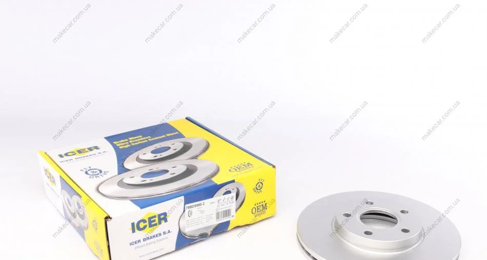 <strong>Диск гальмівний ICER 78BD5980-2 (фото 1)</strong>