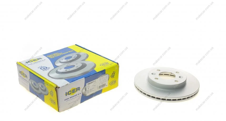 <strong>Диск гальмівний ICER 78BD6572-2 (фото 1)</strong>