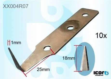Леза для ножа для ICOR GS 9600 P524-X фото товару