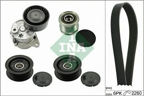 Комплект поліклиновий (ремінь+ролики) для Mercedes INA 529 0140 10 фото товару