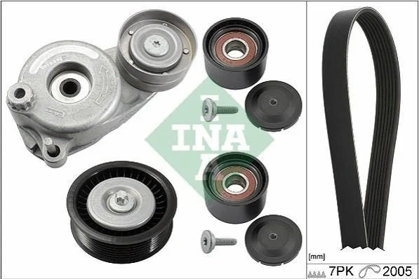 <strong>Комплект доріжкових пасків INA 529016810 (фото 1)</strong>