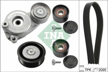 Комплект доріжкових пасків для Mercedes INA 529016810 фото товару