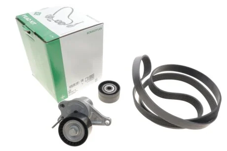 Комплект (ремінь+ролики) для Nissan, Vauxhall, Opel, Renault, Mercedes INA 529031710 фото товару