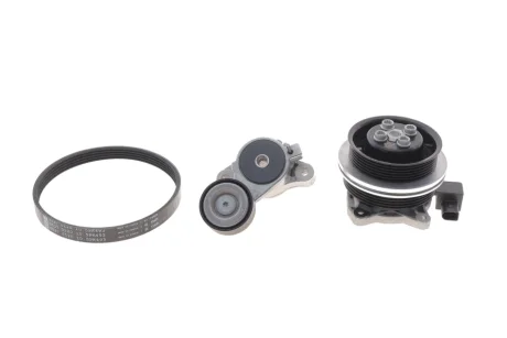 Водяний насос+ комплект поліклинових ременів для Seat, Volkswagen, Audi, Skoda INA 529 0340 30 фото товару