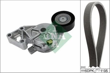 Комплект доріжкових пасків для Ford, Volkswagen, Seat, Audi, Skoda INA 529046510 фото товару