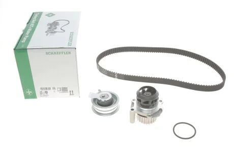 Комплект пасу ГРМ з насосом для Audi, Volkswagen, Skoda, Seat INA 530017130 фото товару
