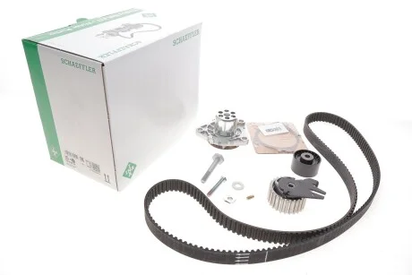 Комплект ГРМ з водяним насосом для Fiat, Alfa Romeo, Lancia, Opel, Chevrolet INA 530 0562 30 фото товару