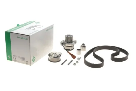 Комплект пасу ГРМ з насосом для Audi, Volkswagen, Seat, Skoda INA 530065030 фото товару