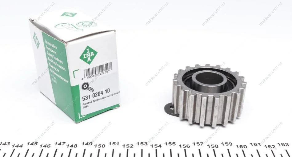 <strong>Ролик натяжний паска ГРМ Ford Fiesta 1,8D/Mondeo 1,8TD 96- INA 531 0204 10 (фото 1)</strong>