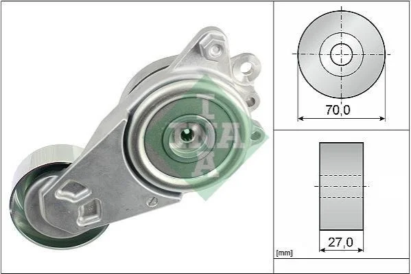 <strong>Роликовий модуль натягувача ременя INA 534 0408 10 (фото 1)</strong>