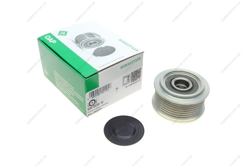 <strong>Шків генератора HONDA ACCORD VIII, CIVIC IX, CIVIC X, CR-V III, CR-V IV, CR-V V, HR-V 1.6D/2.2D 01.07- INA 535 0229 10 (фото 1)</strong>