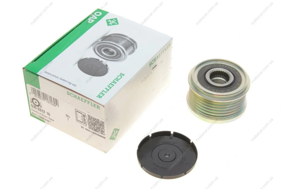 <strong>Шків генератора SUBARU FORESTER, LEGACY V, OUTBACK, XV 2.0D 09.09- INA 535 0312 10 (фото 1)</strong>