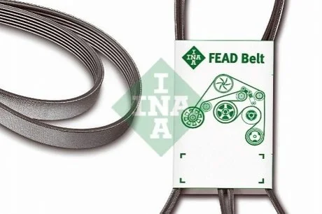 Ремень поликлиновой для Fiat, Ford, Mazda, Toyota, Citroen INA FB6PK1053 фото товара