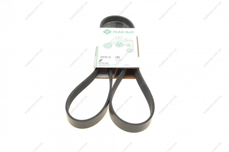 <strong>Ремінь генератора поліклиновий INA FB 7PK1580 (фото 1)</strong>