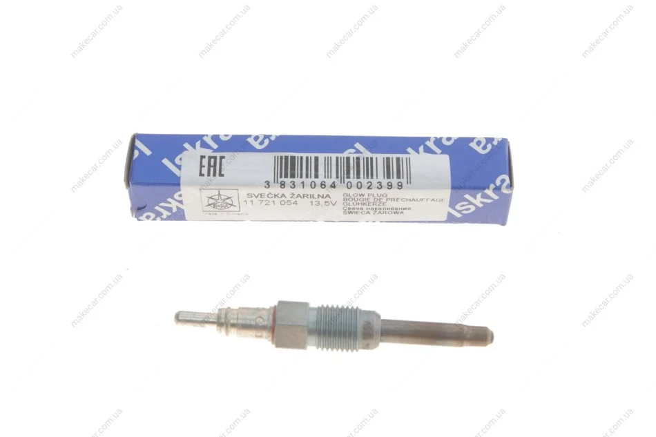<strong>Свічка накалу ALFA ROMEO 145, 146, 147, 156, 166 FIAT BRAVA, BRAVO I, MAREA, MULTIPLA, PUNTO LANCIA KAPPA, LYBRA 1.9D/2.4D 09.97-03.12 ISKRA 11721054 (фото 1)</strong>