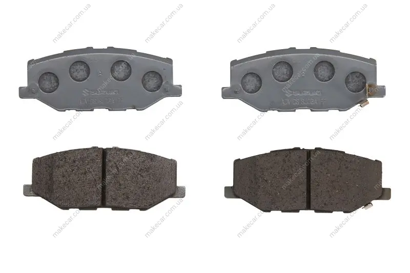 <strong>Колодки гальмівні дискові (комплект 4 шт) JAKOPARTS J3608012 (фото 1)</strong>