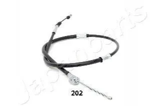 <strong>SUZUKI Трос ручного тормоза лев./прав.Wagon R+ 98- JAPANPARTS BC-202 (фото 1)</strong>