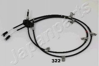 MAZDA Трос ручн.тормоза задн.6 02- для Mazda JAPANPARTS BC-322 фото товару