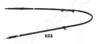 <strong>KIA Трос ручн.тормоза прав.Carens 02- JAPANPARTS BC-K01 (фото 1)</strong>