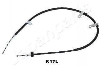 <strong>Трос ручн.гальма лів.(барабан!) Picanto 04- (без ABS) BCK17L JAPANPARTS BC-K17L (фото 1)</strong>