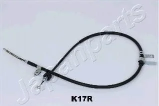 KIA Трос ручн.тормоза прав(барабан!).Picanto 04- (без ABS) для KIA JAPANPARTS BC-K17R фото товару
