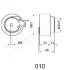 <strong>CHRYSLER Ролик нат.Voyager IV,Dodge Nitro,Jeep 2.5/2.8CRD 00- JAPANPARTS BE-010 (фото 2)</strong>