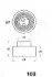 <strong>NISSAN Натяжной ролик Sunny 1,7D JAPANPARTS BE-103 (фото 2)</strong>