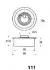 <strong>NISSAN Натяжной ролик Primera 2,0D 91-94/SUNNY 2,0D 11/90- JAPANPARTS BE-111 (фото 2)</strong>