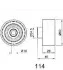 <strong>NISSAN Ролик нат.Sunny 1.7D 82- JAPANPARTS BE-114 (фото 2)</strong>