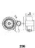 <strong>TOYOTA Натяжной ролик Hiace,Land Cruiser 120 JAPANPARTS BE-236 (фото 2)</strong>