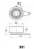 <strong>MAZDA Натяжной ролик 323 1,5/1,6/1,8 XedosMX-5" JAPANPARTS BE-301 (фото 2)</strong>